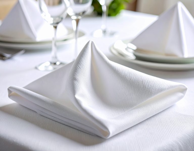 Cotton Napkin Close-up