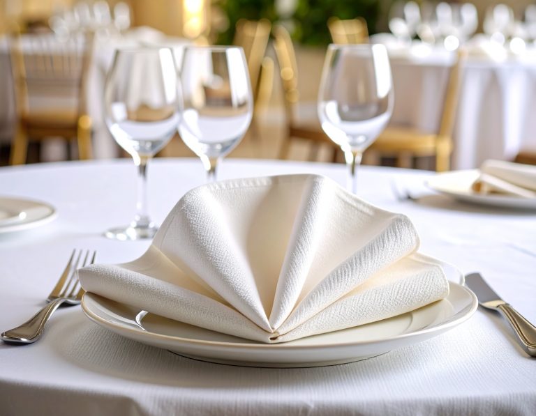Folded Cotton Napkin Texture (1)